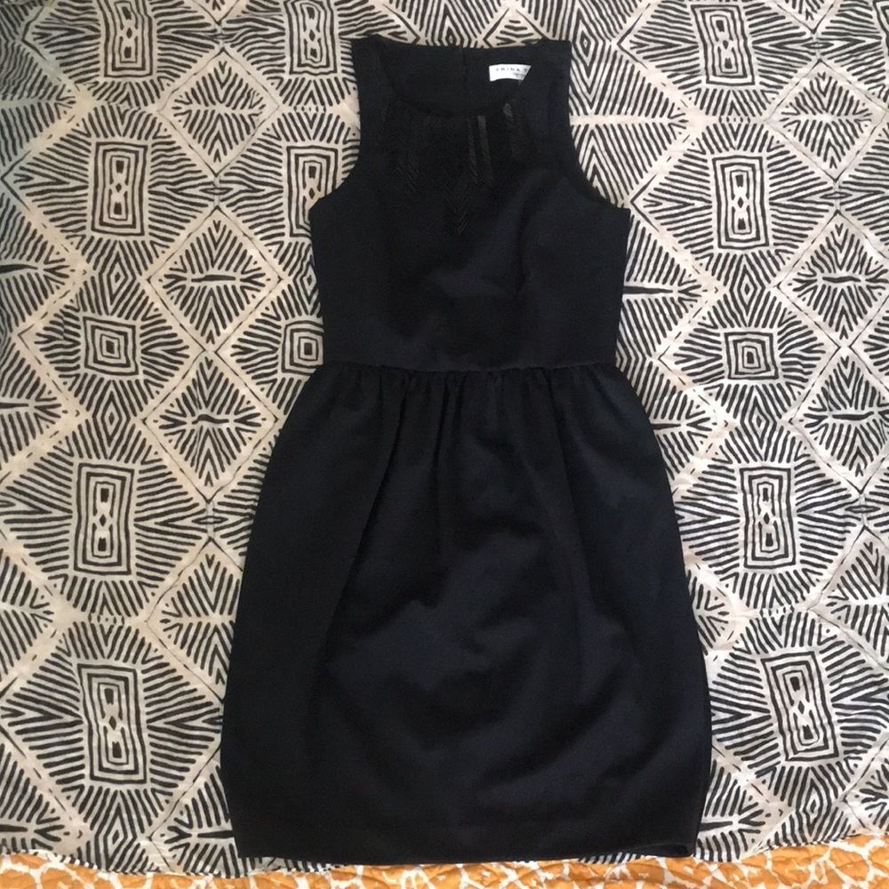 Trina Turk Beaded Black Cocktail Dress – Size 2